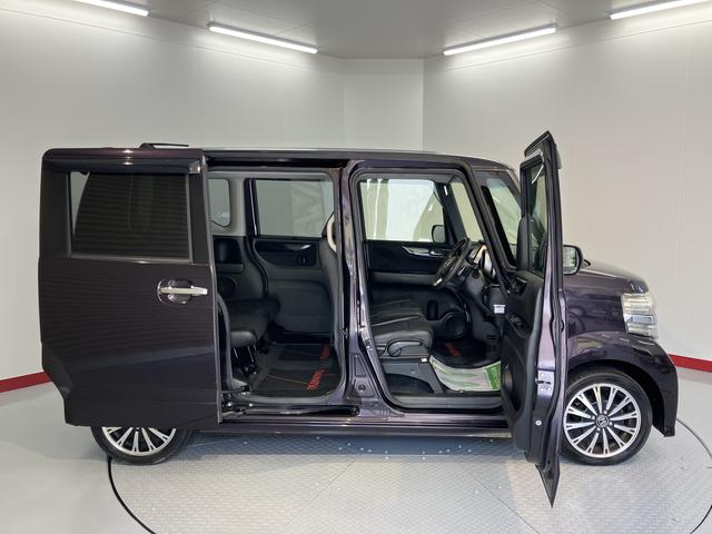 Ｎ−ＢＯＸカスタムＧ・ターボＬパッケージナビ　地上デジタルＴＶ　バックカメラ　両側電動スライドドア　プッシュボタン　ディスチャージヘッドライト　オートライト　クルーズコントロール　純正アルミホイール（愛媛県）の中古車