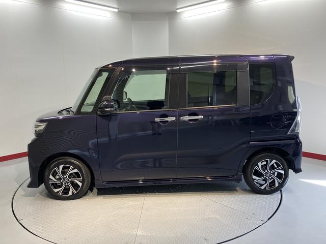 タントカスタムＸプッシュスタート　両側電動スライドドア　ＬＥＤヘッドライト　オートライト　アイドリングストップ車　運転席・助手席シートヒーター　電動パーキングブレーキ　オートブレーキホールド　純正ナビ　バックカメラ（愛媛県）の中古車