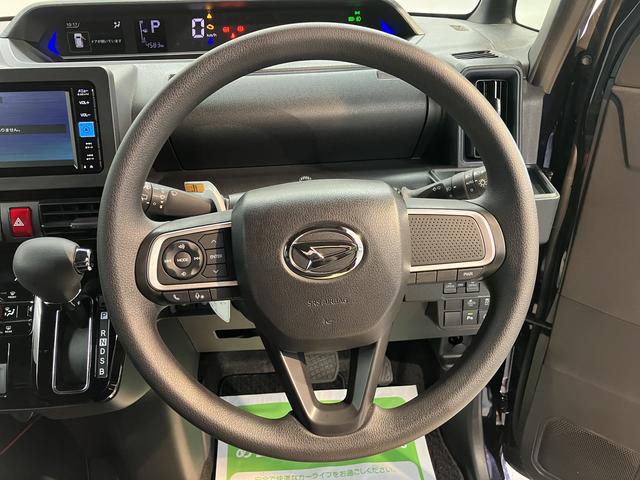 タントカスタムＸプッシュスタート　両側電動スライドドア　ＬＥＤヘッドライト　オートライト　アイドリングストップ車　運転席・助手席シートヒーター　電動パーキングブレーキ　オートブレーキホールド　純正ナビ　バックカメラ（愛媛県）の中古車