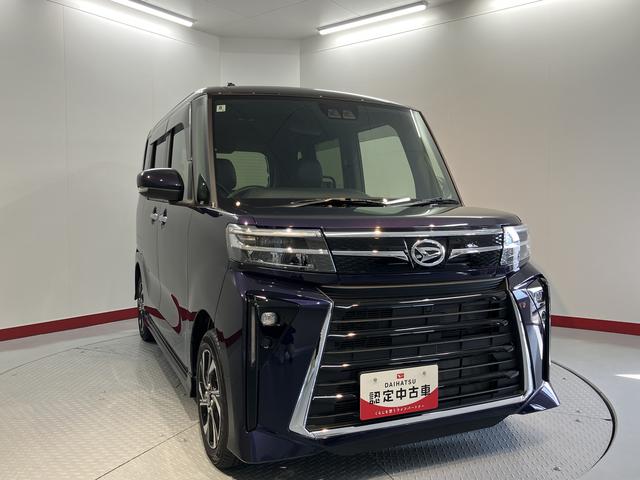 タントカスタムＸプッシュスタート　両側電動スライドドア　ＬＥＤヘッドライト　オートライト　アイドリングストップ車　運転席・助手席シートヒーター　電動パーキングブレーキ　オートブレーキホールド　純正ナビ　バックカメラ（愛媛県）の中古車
