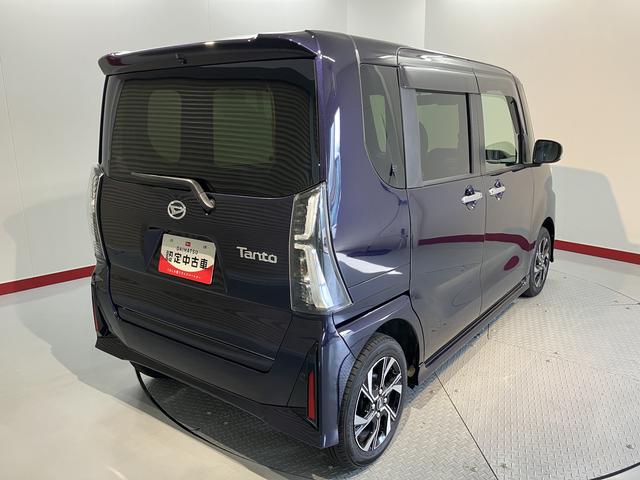 タントカスタムＸプッシュスタート　両側電動スライドドア　ＬＥＤヘッドライト　オートライト　アイドリングストップ車　運転席・助手席シートヒーター　電動パーキングブレーキ　オートブレーキホールド　純正ナビ　バックカメラ（愛媛県）の中古車