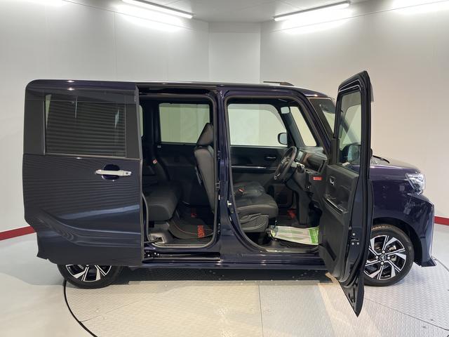 タントカスタムＸプッシュスタート　両側電動スライドドア　ＬＥＤヘッドライト　オートライト　アイドリングストップ車　運転席・助手席シートヒーター　電動パーキングブレーキ　オートブレーキホールド　純正ナビ　バックカメラ（愛媛県）の中古車