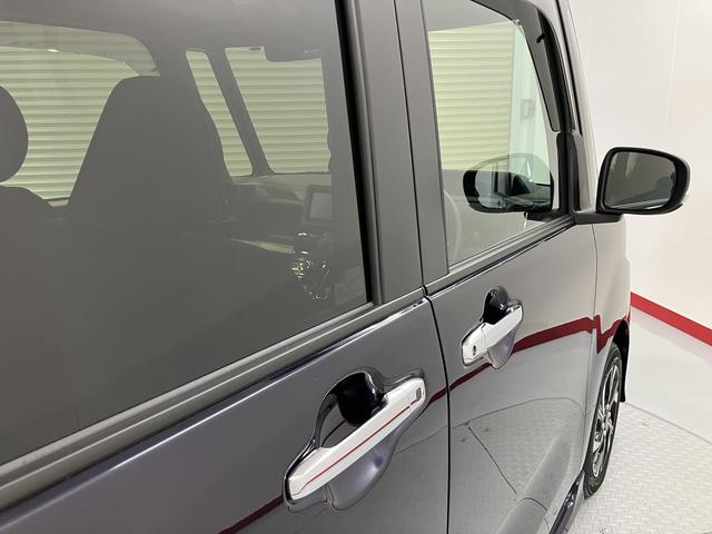 タントカスタムＸプッシュスタート　両側電動スライドドア　ＬＥＤヘッドライト　オートライト　アイドリングストップ車　運転席・助手席シートヒーター　電動パーキングブレーキ　オートブレーキホールド　純正ナビ　バックカメラ（愛媛県）の中古車