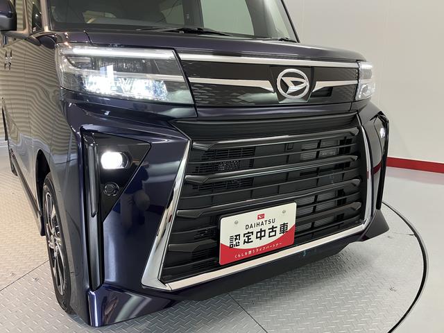 タントカスタムＸプッシュスタート　両側電動スライドドア　ＬＥＤヘッドライト　オートライト　アイドリングストップ車　運転席・助手席シートヒーター　電動パーキングブレーキ　オートブレーキホールド　純正ナビ　バックカメラ（愛媛県）の中古車