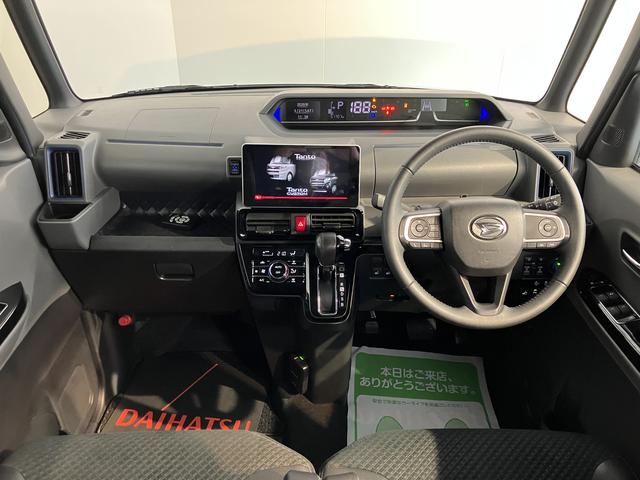 タントカスタムＲＳセレクション純正ナビ　フルセグＴＶ　バックカメラ　ＥＴＣ車載器　前後ドライブレコーダー　両側電動スライドドア　ＬＥＤヘッドライト　フォグランプ　プッシュスタート　前席シートヒーター　スマートアシスト（愛媛県）の中古車