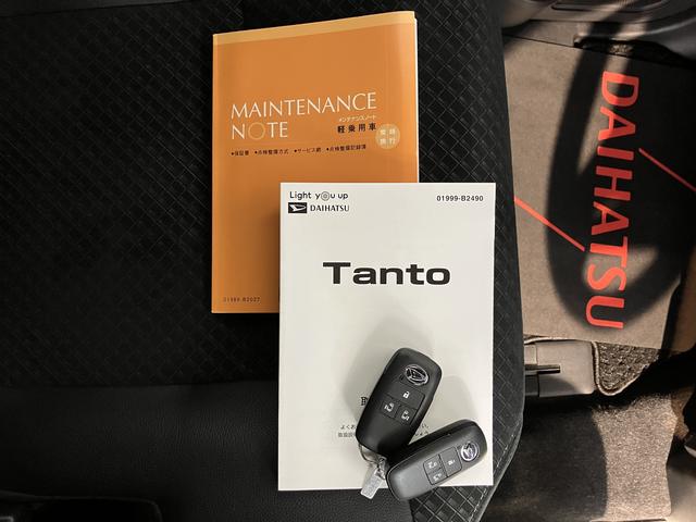 タントカスタムＲＳセレクション純正ナビ　フルセグＴＶ　バックカメラ　ＥＴＣ車載器　前後ドライブレコーダー　両側電動スライドドア　ＬＥＤヘッドライト　フォグランプ　プッシュスタート　前席シートヒーター　スマートアシスト（愛媛県）の中古車