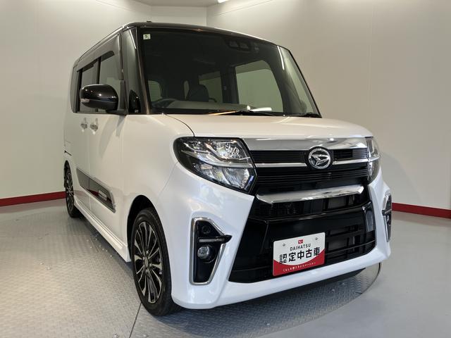 タントカスタムＲＳセレクション純正ナビ　フルセグＴＶ　バックカメラ　ＥＴＣ車載器　前後ドライブレコーダー　両側電動スライドドア　ＬＥＤヘッドライト　フォグランプ　プッシュスタート　前席シートヒーター　スマートアシスト（愛媛県）の中古車