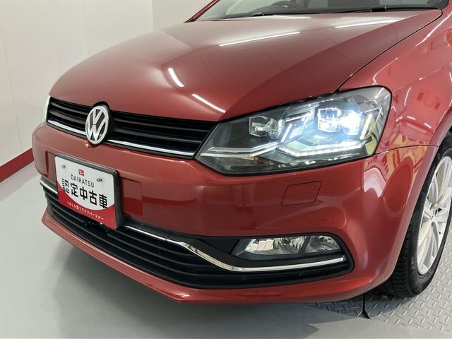 ＶＷ ポロＴＳＩコンフォートラインナビ　バックモニター　フルセグＴＶ　ＣＤ　ＤＶＤ　Ｂｌｕｅｔｏｏｔｈ　ＥＴＣ　ドラレコ　オートライト　ＬＥＤヘッドライト　オートライト　ＬＥＤヘッドライト　電動格納ドアミラー　純正アルミホイール（愛媛県）の中古車