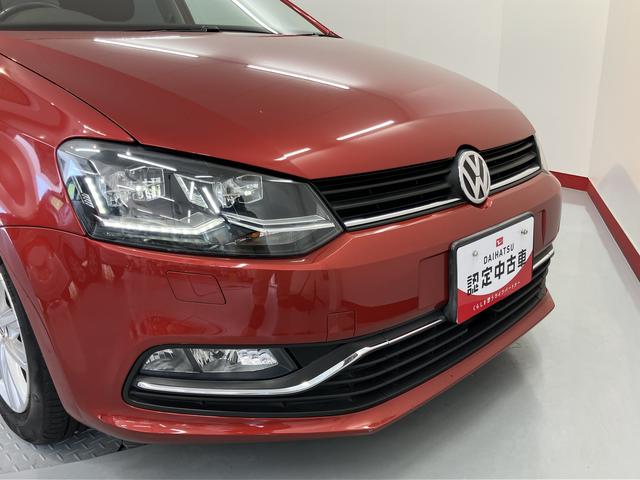 ＶＷ ポロＴＳＩコンフォートラインナビ　バックモニター　フルセグＴＶ　ＣＤ　ＤＶＤ　Ｂｌｕｅｔｏｏｔｈ　ＥＴＣ　ドラレコ　オートライト　ＬＥＤヘッドライト　オートライト　ＬＥＤヘッドライト　電動格納ドアミラー　純正アルミホイール（愛媛県）の中古車