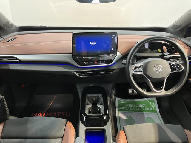 VW ID.4プロ ローンチエディションディスプレイオーディオ パノラマモニター オートエアコン オートライト LEDヘッドライト クルーズコントロール ETC車載器 電動パーキング アルミホイール リアフォグランプ(愛媛県)の中古車