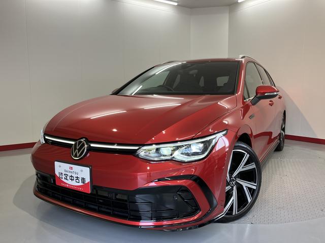 VW ゴルフヴァリアントeTSI Rライン純正ナビ バックカメラ フルセグTV ラジオ Bluetooth ETC ドラレコ プッシュスタート アイドリングストップ 前席シートヒーター クルーズコントロール LEDヘッドライト ワイヤレス充電(愛媛県)の中古車