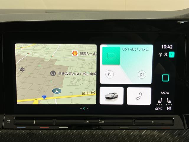 VW ゴルフヴァリアントeTSI Rライン純正ナビ バックカメラ フルセグTV ラジオ Bluetooth ETC ドラレコ プッシュスタート アイドリングストップ 前席シートヒーター クルーズコントロール LEDヘッドライト ワイヤレス充電(愛媛県)の中古車
