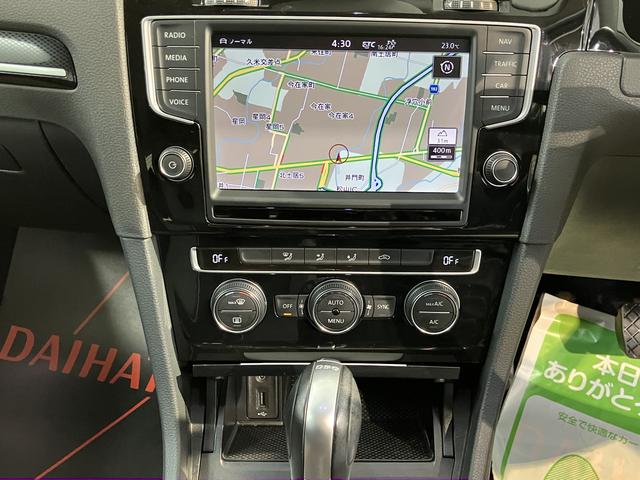 ＶＷ ゴルフＴＳＩハイラインプッシュスタート　電動パーキングブレーキ　アイドリングストップ　オートライト　フロントフォグランプ　リヤフォグランプ　アダプティブクルーズコントロール　オートブレーキホールド　純正ナビ　フルセグＴＶ（愛媛県）の中古車