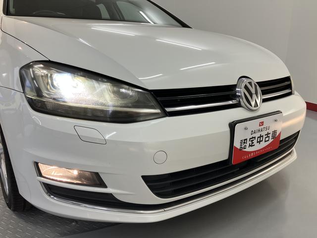 ＶＷ ゴルフＴＳＩハイラインプッシュスタート　電動パーキングブレーキ　アイドリングストップ　オートライト　フロントフォグランプ　リヤフォグランプ　アダプティブクルーズコントロール　オートブレーキホールド　純正ナビ　フルセグＴＶ（愛媛県）の中古車
