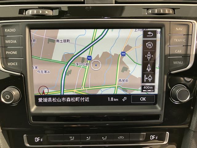 ＶＷ ゴルフＴＳＩハイラインプッシュスタート　電動パーキングブレーキ　アイドリングストップ　オートライト　フロントフォグランプ　リヤフォグランプ　アダプティブクルーズコントロール　オートブレーキホールド　純正ナビ　フルセグＴＶ（愛媛県）の中古車