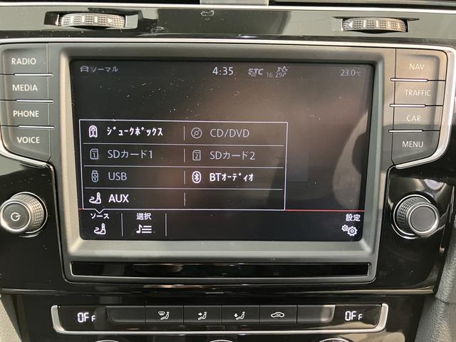 ＶＷ ゴルフＴＳＩハイラインプッシュスタート　電動パーキングブレーキ　アイドリングストップ　オートライト　フロントフォグランプ　リヤフォグランプ　アダプティブクルーズコントロール　オートブレーキホールド　純正ナビ　フルセグＴＶ（愛媛県）の中古車