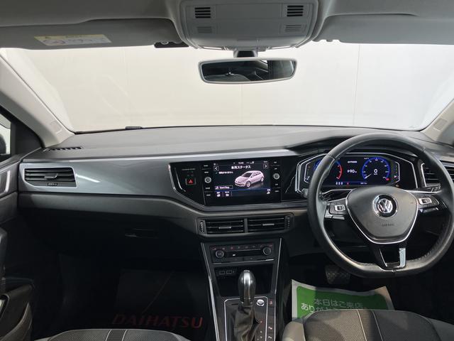 ＶＷ ポロＴＳＩハイラインプッシュスタート　アイドリングストップ　パークアシスト　コーナーセンサー　アダプティブクルーズコントロール　オートライト　ＬＥＤヘッドライト　フロントフォグランプ　リヤフォグランプ　ワイヤレス充電（愛媛県）の中古車