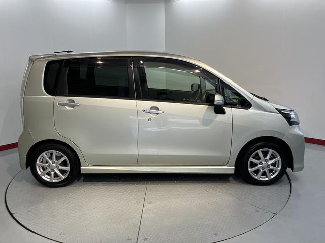 ムーヴカスタム X SA純正ナビ 地上デジタルTV ETC プッシュスタート SA LEDヘッドライト オートライト 純正アルミホイール キーフリーシステム アイドリングストップ(愛媛県)の中古車