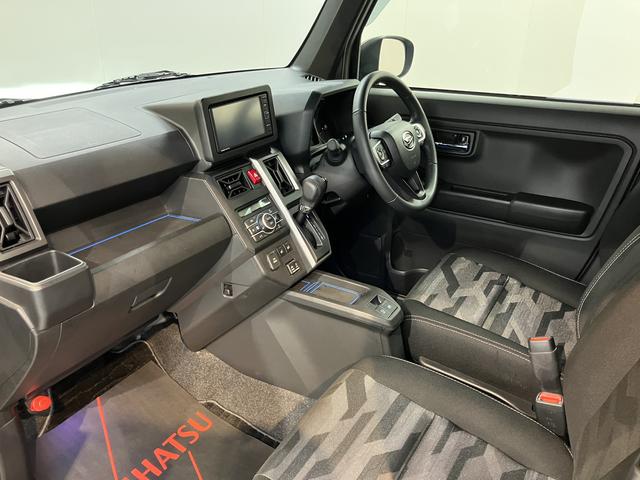 タフトＧターボ　クロムベンチャープッシュスタート　アイドリングストップ　コーナーセンサー　アダプティブクルーズコントロール　ＬＥＤヘッドライト　運転席・助手席シートヒーター　純正ナビ　ＣＤ　ＤＶＤ　ＵＳＢ　Ｂｌｕｅｔｏｏｔｈ　２ＷＤ（愛媛県）の中古車