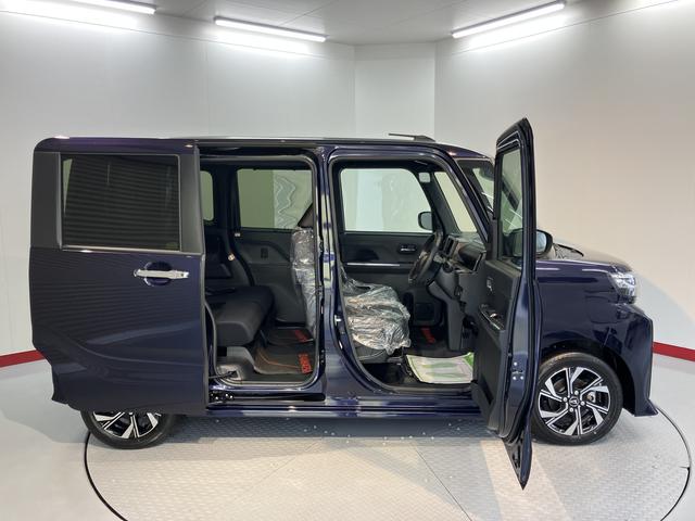 タントカスタムＸリミテッド２ＷＤ　電動パーキングブレーキ　オートブレーキホールド　運転席・助手席シートヒーター　ベンチシート　プッシュスタート　アイドリングストップ　コーナーセンサー　両側電動スライドドア　ＬＥＤヘッドライト（愛媛県）の中古車