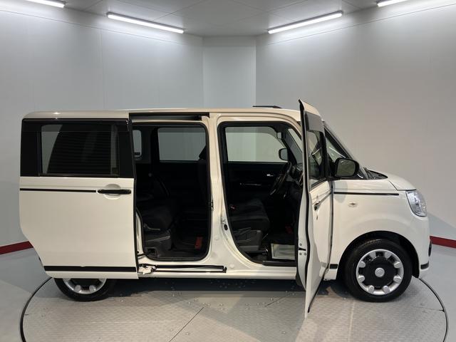 ムーヴキャンバスＧブラックアクセントＶＳ　ＳＡIII純正ナビ　パノラマモニター　フルセグＴＶ　ＣＤ　ＤＶＤ　ＵＳＢ　Ｂｌｕｅｔｏｏｔｈ　ドラレコ　ＥＴＣ　両側電動スライドドア　運転席シートヒーター　オートライト　ＬＥＤヘッドライト　アイドリングストップ（愛媛県）の中古車