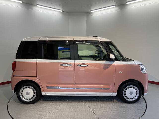 ムーヴキャンバスストライプスG純正ナビ パノラマモニター フルセグTV CD DVD USB Bluetooth ドラレコ ETC 両側電動スライドドア 前席シートヒーター オートライト LEDヘッドライト 電動パーキング(愛媛県)の中古車