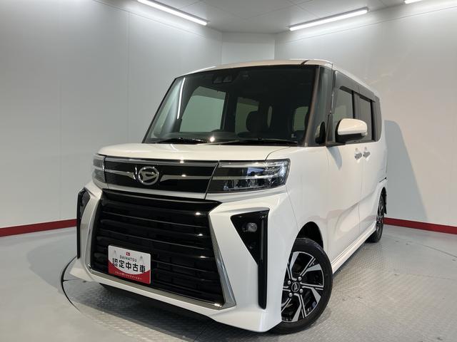 タントカスタムX純正ナビ バックモニター フルセグTV CD DVD USB Bluetooth 両側電動スライドドア 障害物センサー 前席シートヒーター オートライト LEDヘッドライト 電動パーキング キーフリー(愛媛県)の中古車