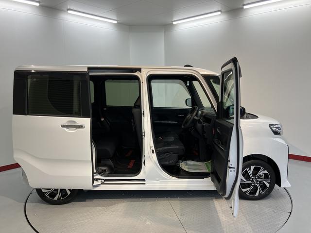 タントカスタムX純正ナビ バックモニター フルセグTV CD DVD USB Bluetooth 両側電動スライドドア 障害物センサー 前席シートヒーター オートライト LEDヘッドライト 電動パーキング キーフリー(愛媛県)の中古車