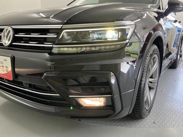 VW ティグアンTSI Rラインプッシュスタート アイドリングストップ コーナーセンサー パークアシスト オートブレーキホールド 電動パーキングブレーキ オートライト LEDヘッドライト アダプティブクルーズコントロール 2WD(愛媛県)の中古車