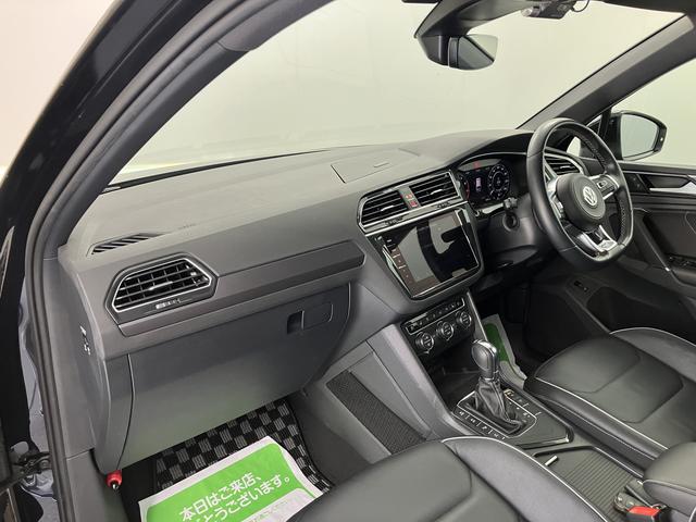 VW ティグアンTSI Rラインプッシュスタート アイドリングストップ コーナーセンサー パークアシスト オートブレーキホールド 電動パーキングブレーキ オートライト LEDヘッドライト アダプティブクルーズコントロール 2WD(愛媛県)の中古車