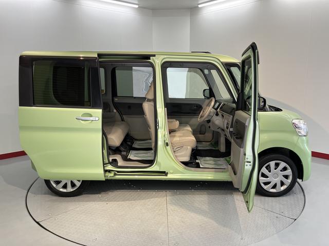 タントＸ社外ナビ　ワンセグＴＶ　ＣＤ　ラジオ　左側電動スライドドア　オートライト　ＬＥＤヘッドライト　プッシュスタート　アイドリングストップ　ベンチシート　電動格納ドアミラー　キーフリーシステム（愛媛県）の中古車