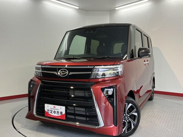 タントカスタムXリミテッドディスプレイオーディオ バックモニター フルセグTV USB Bluetooth 両側電動スライドドア 前席シートヒーター オートライト LEDヘッドライト プッシュスタート アイドリングストップ(愛媛県)の中古車