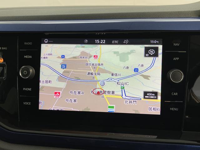 ＶＷ ポロＴＳＩコンフォートラインアイドリングストップ　パークアシスト　コーナーセンサー　アダプティブクルーズコントロール　オートライト　リヤフォグランプ　ワイヤレス充電　純正ナビ　ＣＤ　ＤＶＤ　ＳＤ　ＵＳＢ　フルセグ　バックカメラ（愛媛県）の中古車