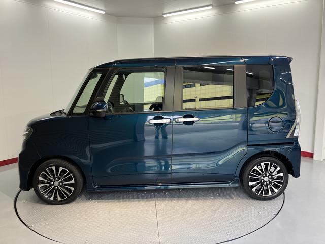 タントカスタムＲＳプッシュスタート　両側電動スライドドア　コーナーセンサー　アイドリングストップ　オートライト　オートマチックハイビーム　ＬＥＤヘッドライト　フロントフォグランプ　運転席・助手席シートヒーター　２ＷＤ（愛媛県）の中古車