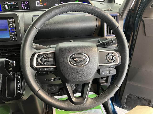 タントカスタムＲＳプッシュスタート　両側電動スライドドア　コーナーセンサー　アイドリングストップ　オートライト　オートマチックハイビーム　ＬＥＤヘッドライト　フロントフォグランプ　運転席・助手席シートヒーター　２ＷＤ（愛媛県）の中古車