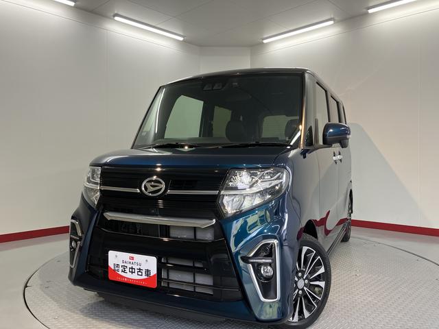 タントカスタムＲＳプッシュスタート　両側電動スライドドア　コーナーセンサー　アイドリングストップ　オートライト　オートマチックハイビーム　ＬＥＤヘッドライト　フロントフォグランプ　運転席・助手席シートヒーター　２ＷＤ（愛媛県）の中古車