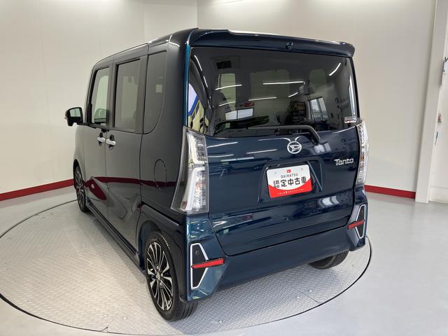 タントカスタムＲＳプッシュスタート　両側電動スライドドア　コーナーセンサー　アイドリングストップ　オートライト　オートマチックハイビーム　ＬＥＤヘッドライト　フロントフォグランプ　運転席・助手席シートヒーター　２ＷＤ（愛媛県）の中古車