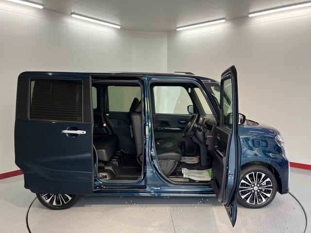 タントカスタムＲＳプッシュスタート　両側電動スライドドア　コーナーセンサー　アイドリングストップ　オートライト　オートマチックハイビーム　ＬＥＤヘッドライト　フロントフォグランプ　運転席・助手席シートヒーター　２ＷＤ（愛媛県）の中古車