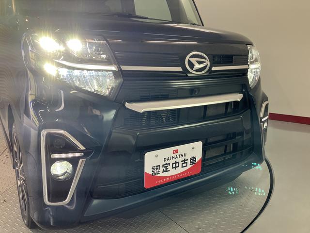 タントカスタムＲＳプッシュスタート　両側電動スライドドア　コーナーセンサー　アイドリングストップ　オートライト　オートマチックハイビーム　ＬＥＤヘッドライト　フロントフォグランプ　運転席・助手席シートヒーター　２ＷＤ（愛媛県）の中古車