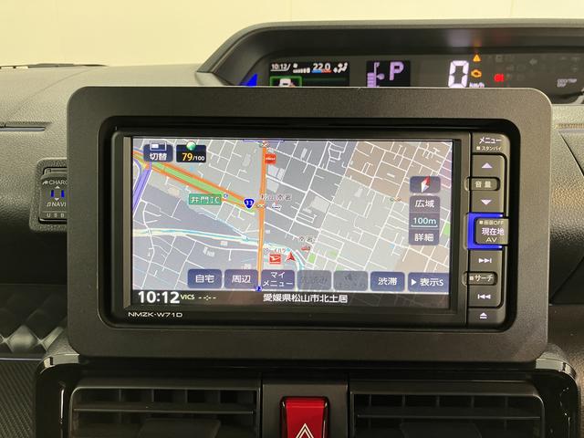 タントカスタムＲＳプッシュスタート　両側電動スライドドア　コーナーセンサー　アイドリングストップ　オートライト　オートマチックハイビーム　ＬＥＤヘッドライト　フロントフォグランプ　運転席・助手席シートヒーター　２ＷＤ（愛媛県）の中古車