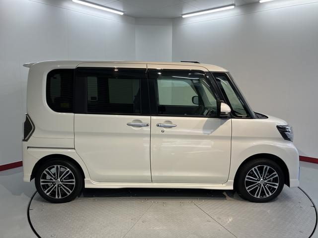 タントカスタムＲＳ　トップエディションＳＡIIIプッシュスタート　両側電動スライドドア　アイドリングストップ　オートライト　オートマチックハイビーム　ＬＥＤヘッドライト　フロントフォグランプ　運転席シートヒーター　ベンチシート　社外ナビ　フルセグ（愛媛県）の中古車