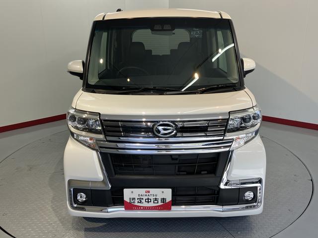 タントカスタムＲＳ　トップエディションＳＡIIIプッシュスタート　両側電動スライドドア　アイドリングストップ　オートライト　オートマチックハイビーム　ＬＥＤヘッドライト　フロントフォグランプ　運転席シートヒーター　ベンチシート　社外ナビ　フルセグ（愛媛県）の中古車