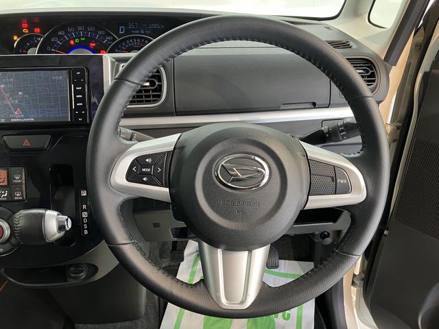 タントカスタムＲＳ　トップエディションＳＡIIIプッシュスタート　両側電動スライドドア　アイドリングストップ　オートライト　オートマチックハイビーム　ＬＥＤヘッドライト　フロントフォグランプ　運転席シートヒーター　ベンチシート　社外ナビ　フルセグ（愛媛県）の中古車