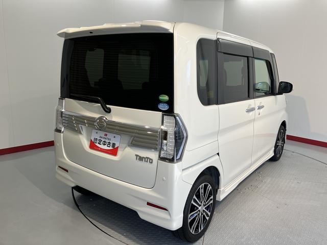タントカスタムＲＳ　トップエディションＳＡIIIプッシュスタート　両側電動スライドドア　アイドリングストップ　オートライト　オートマチックハイビーム　ＬＥＤヘッドライト　フロントフォグランプ　運転席シートヒーター　ベンチシート　社外ナビ　フルセグ（愛媛県）の中古車