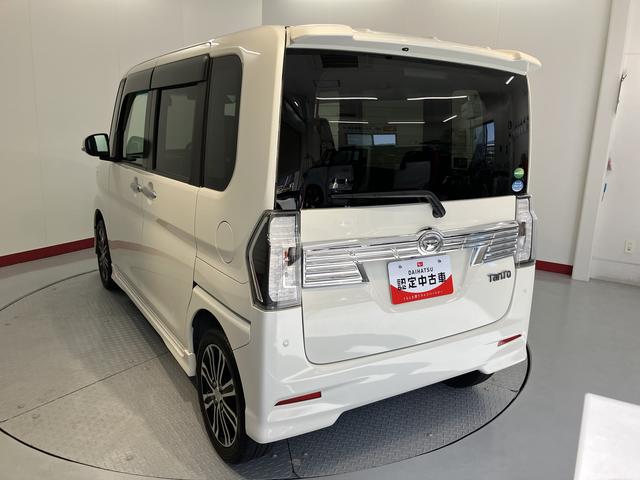 タントカスタムＲＳ　トップエディションＳＡIIIプッシュスタート　両側電動スライドドア　アイドリングストップ　オートライト　オートマチックハイビーム　ＬＥＤヘッドライト　フロントフォグランプ　運転席シートヒーター　ベンチシート　社外ナビ　フルセグ（愛媛県）の中古車