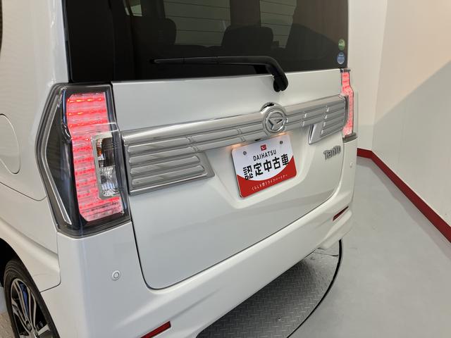 タントカスタムＲＳ　トップエディションＳＡIIIプッシュスタート　両側電動スライドドア　アイドリングストップ　オートライト　オートマチックハイビーム　ＬＥＤヘッドライト　フロントフォグランプ　運転席シートヒーター　ベンチシート　社外ナビ　フルセグ（愛媛県）の中古車