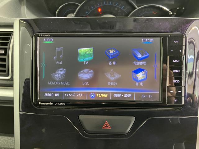 タントカスタムＲＳ　トップエディションＳＡIIIプッシュスタート　両側電動スライドドア　アイドリングストップ　オートライト　オートマチックハイビーム　ＬＥＤヘッドライト　フロントフォグランプ　運転席シートヒーター　ベンチシート　社外ナビ　フルセグ（愛媛県）の中古車