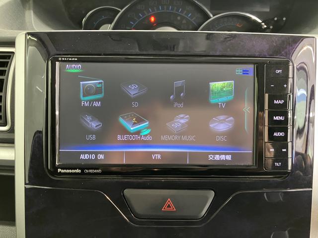 タントカスタムＲＳ　トップエディションＳＡIIIプッシュスタート　両側電動スライドドア　アイドリングストップ　オートライト　オートマチックハイビーム　ＬＥＤヘッドライト　フロントフォグランプ　運転席シートヒーター　ベンチシート　社外ナビ　フルセグ（愛媛県）の中古車