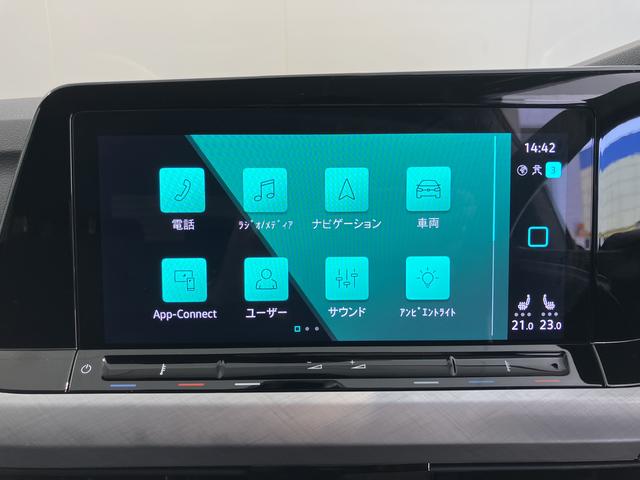 ＶＷ ゴルフＴＤＩアクティブアドバンスプッシュスタート　電動パーキングブレーキ　オートブレーキホールド　ワイヤレス充電　運転席・助手席シートヒーター　アイドリングストップ　アダプティブクルーズコントロール　オートライト　リヤフォグランプ（愛媛県）の中古車