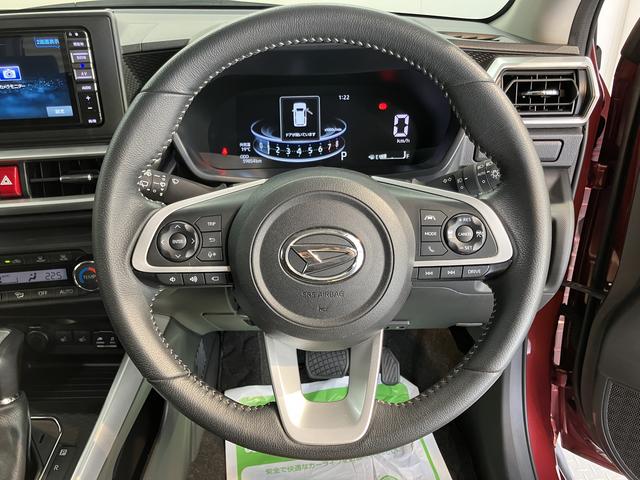 ロッキープレミアムＧメモリーナビ　パノラマモニター　ドライブレコーダー　ＥＴＣ車載器　アダプティブクルーズコントロール　ＬＥＤヘッドライト　フォグランプ　前席シートヒーター　プッシュスタート　スマートアシスト（愛媛県）の中古車